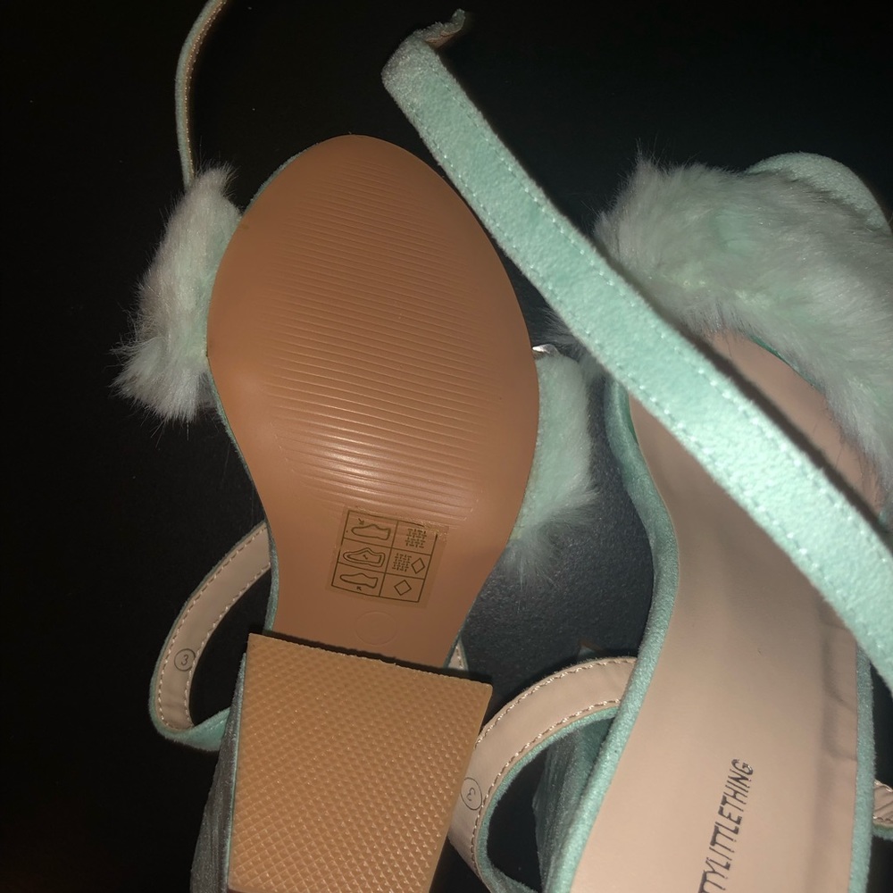 Pretty little things mint green heels